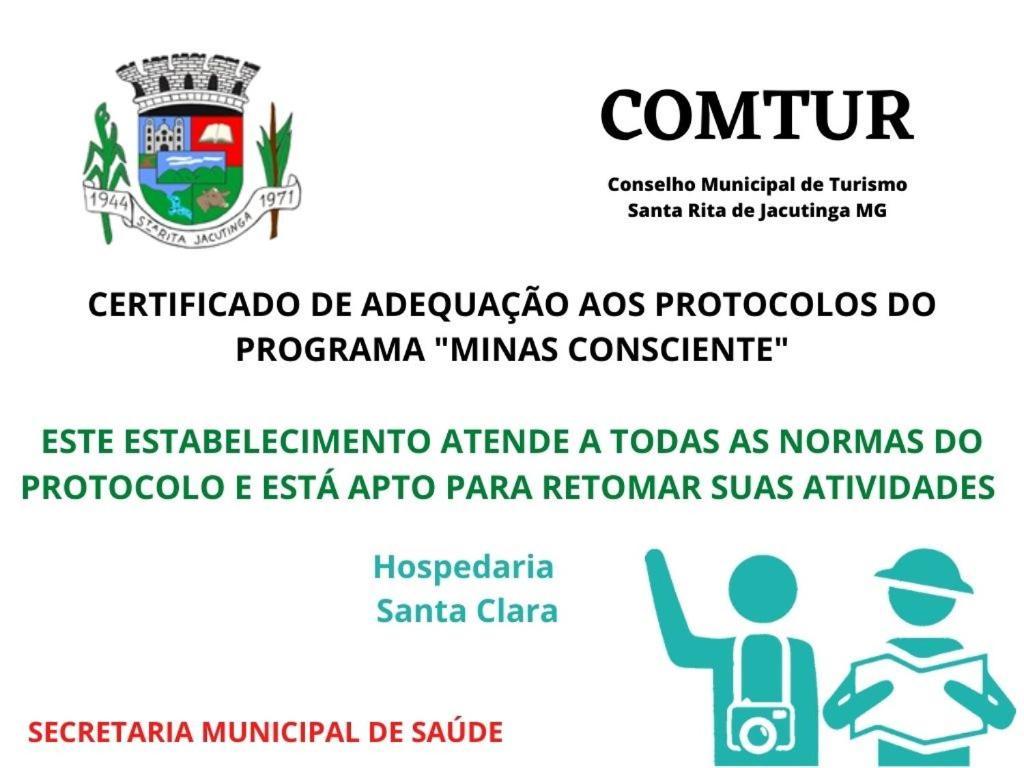 Pousada Hospedaria Santa Clara Santa Rita de Jacutinga Exteriér fotografie